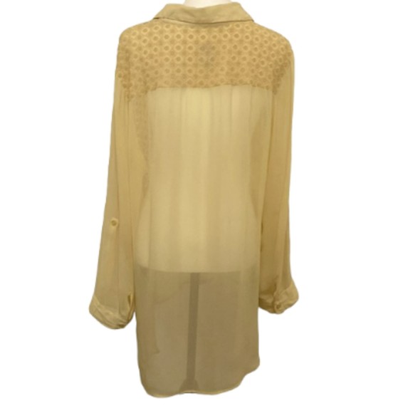 Chico's Cream Button Down Shirt - Picture 8 of 16